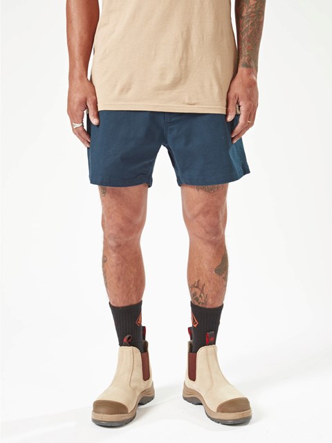 Volcom Bevel Trabajo Shorts Azul Marino | AKB-846179