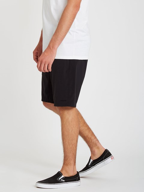 Volcom Bohnes Híbrido Shorts Negros | FYG-145276
