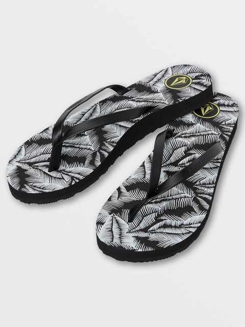 Volcom Color Me Spring Sandal Negros Blancos | BAH-109853