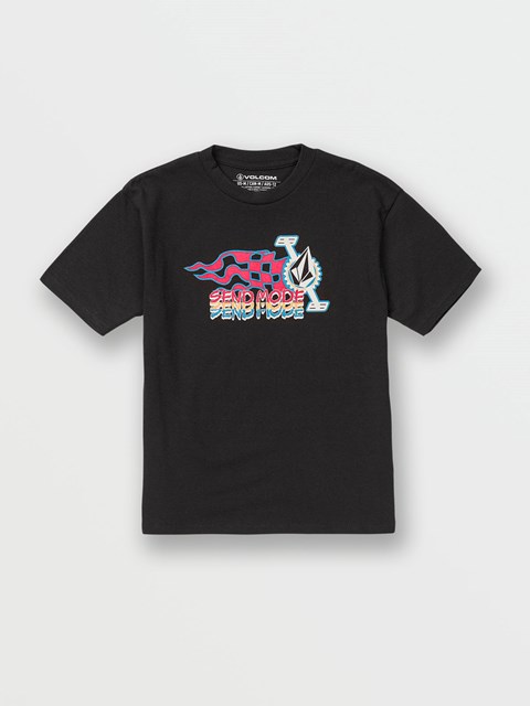 Volcom Crank It Up Corta Sleeve Tee Negros | JQV-608792