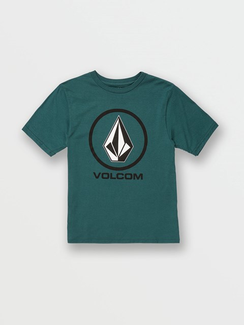 Volcom Crisp Stone Corta Sleeve Tee Azules | HWE-840139