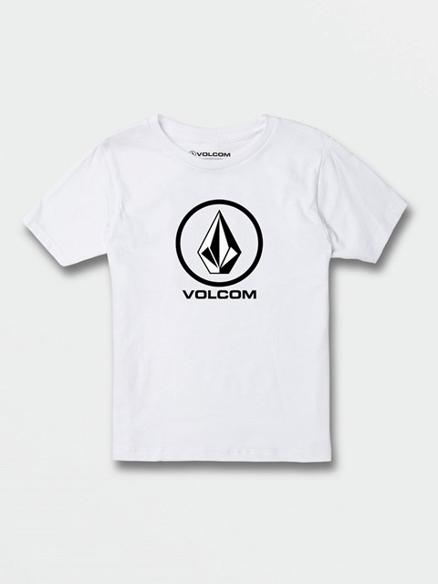 Volcom Crisp Stone Corta Sleeve Tee Blancos | BCN-897135