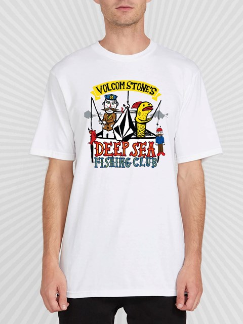 Volcom DIY'D Corta Sleeve Tee Blancos | BHC-528341