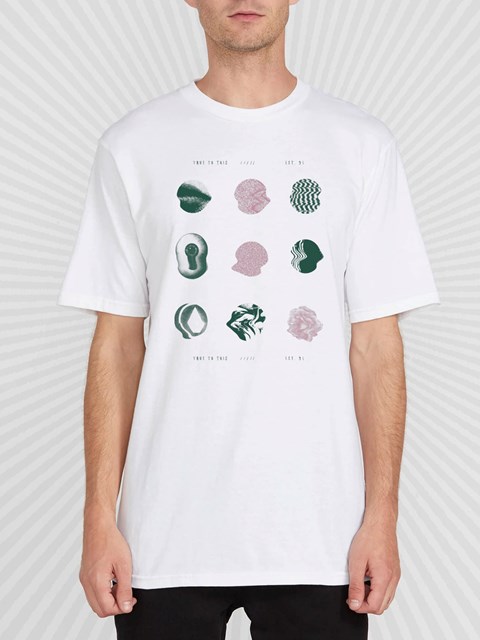 Volcom DIY'D Corta Sleeve Tee Blancos | BHD-804765