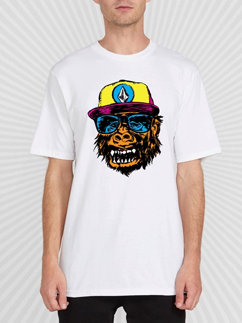 Volcom DIY'D Corta Sleeve Tee Blancos | SNM-850379