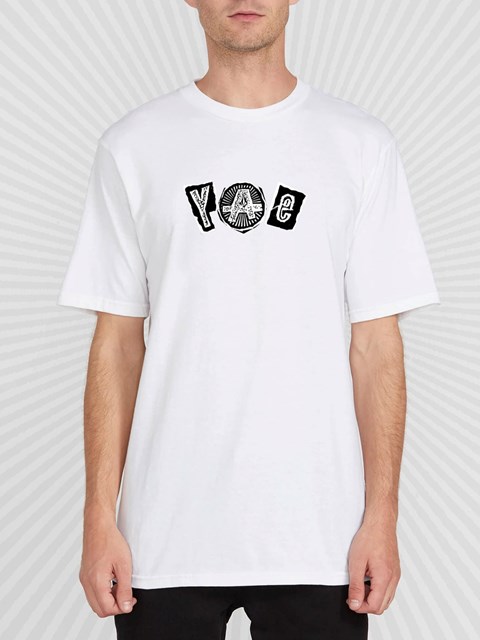Volcom DIY'D Corta Sleeve Tee Blancos | TFC-648509