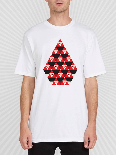 Volcom DIY'D Corta Sleeve Tee Blancos | UMW-436807