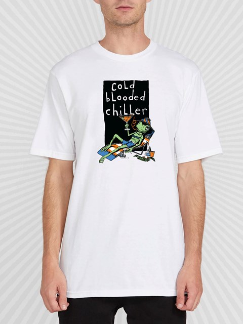 Volcom DIY'D Corta Sleeve Tee Blancos | WKC-984716