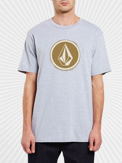 Volcom DIY'D Corta Sleeve Tee Grises | ATR-874120