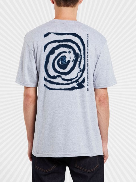 Volcom DIY'D Corta Sleeve Tee Grises | HCJ-460527