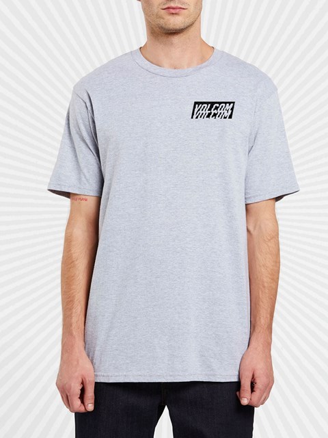Volcom DIY'D Corta Sleeve Tee Grises | SUV-392714