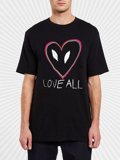 Volcom DIY'D Corta Sleeve Tee Negros | BNC-853012