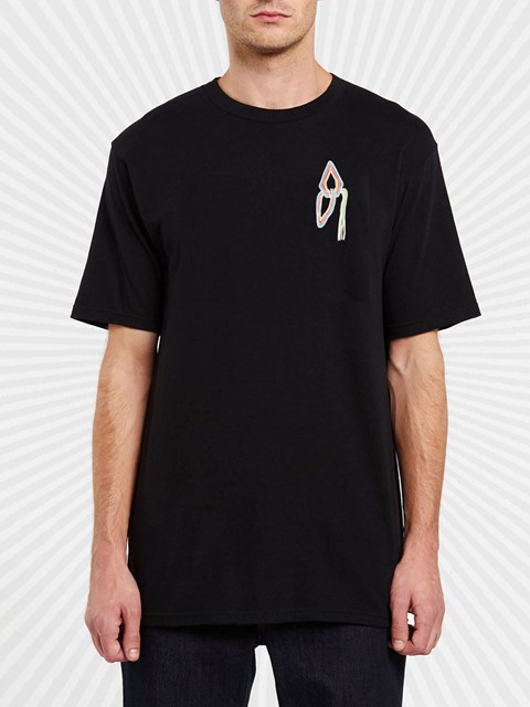 Volcom DIY'D Corta Sleeve Tee Negros | DVM-295631