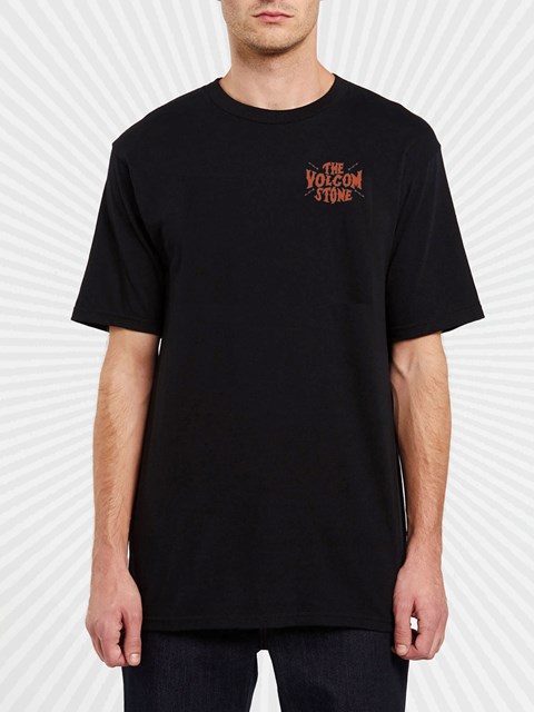 Volcom DIY'D Corta Sleeve Tee Negros | EMF-021854