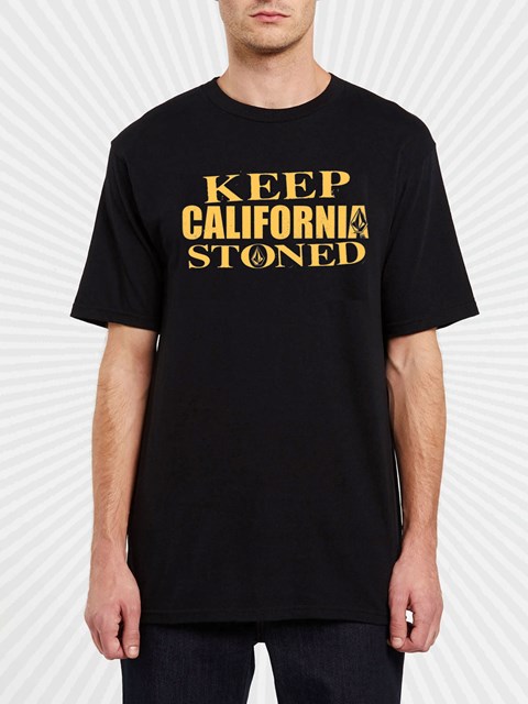 Volcom DIY'D Corta Sleeve Tee Negros | FKD-486073