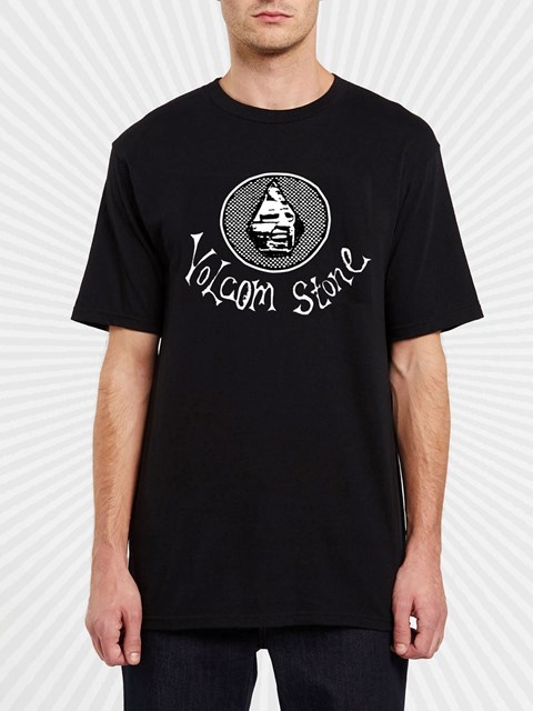 Volcom DIY'D Corta Sleeve Tee Negros | GKX-623154