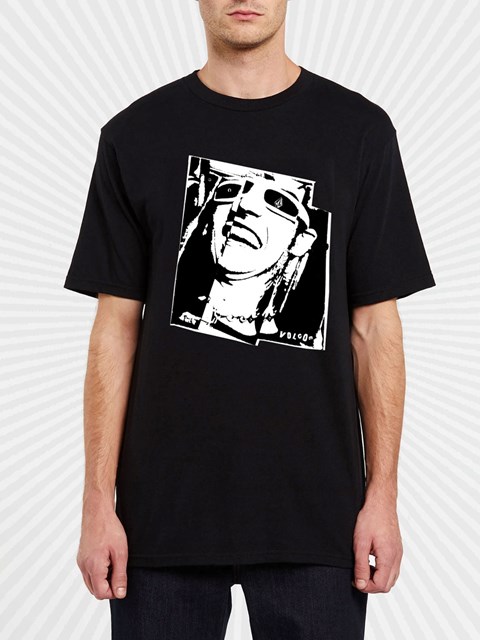 Volcom DIY'D Corta Sleeve Tee Negros | ZWB-983267