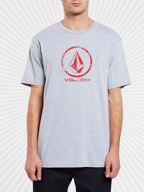 Volcom DIY'D Corta Sleeve Tee Rojos Grises | RJU-185469