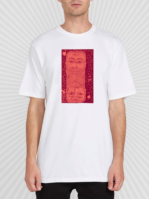 Volcom DIY'D Corta Sleeve Tee Rojos | TCV-462591