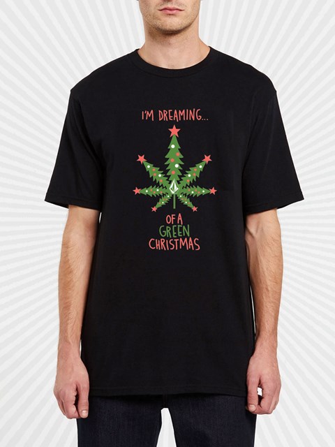 Volcom DIY'D Corta Sleeve Tee Verdes Negros | VKZ-975304