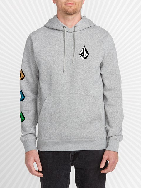 Volcom DIY'D Pullover Hoodie Dorados Grises | CBM-193802