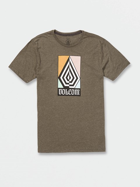 Volcom Divisionz Corta Sleeve Tee Verde Oliva | UIK-378652