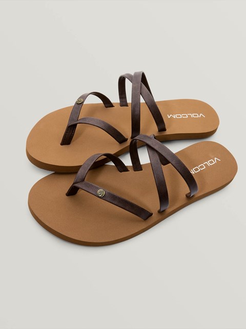 Volcom Easy Breezy Ii Sandal Marrom | IJH-409128