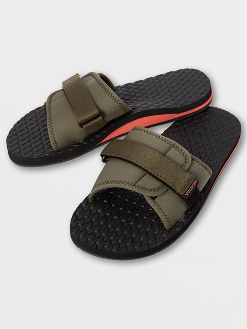 Volcom Eco Recliner Chanclas Military | NVF-273960