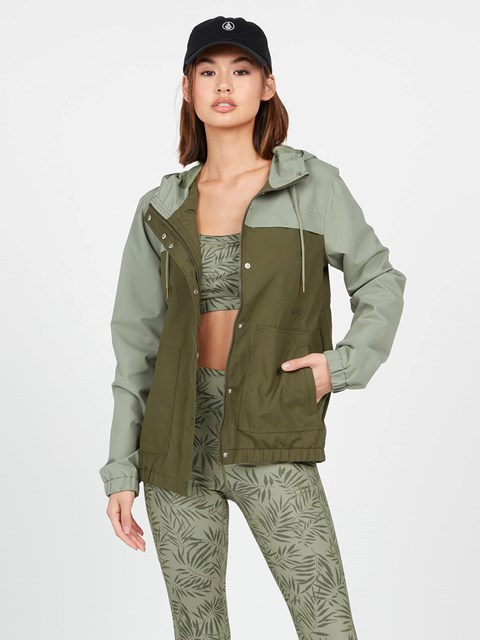 Volcom Enemy Stone Windbreaker Camuflados Oscuro | LUF-348762