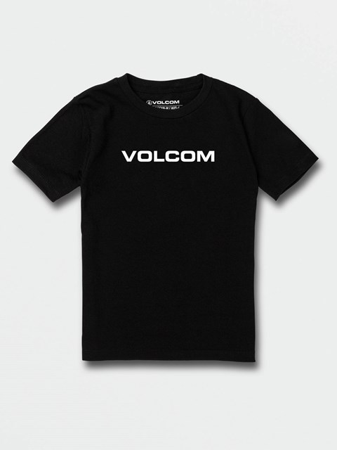Volcom Euro Corta Sleeve Tee Negros | LFZ-590824