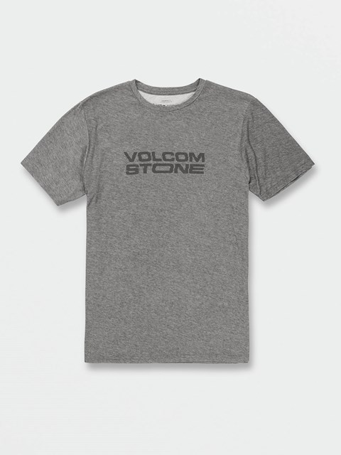 Volcom Euroslash Tech Corta Sleeve Tee Charcoal Heather | MKN-471623