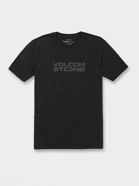 Volcom Euroslash Tech Corta Sleeve Tee Negros | XUJ-297480