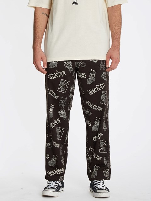 Volcom Featured Artist Vaderetro Elastic Cintura Pants Print | WGU-547692