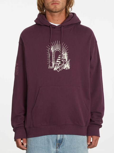 Volcom Featured Artist Vaderetro Pullover Hoodie Mulberry | EUB-179806