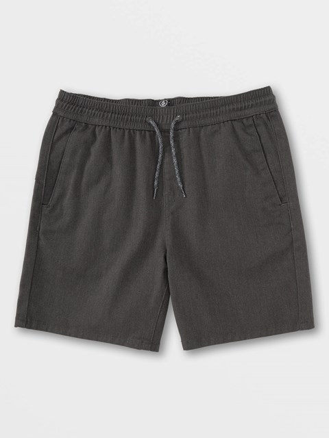 Volcom Frickin Elastic Cintura Shorts Charcoal Heather | INX-598071