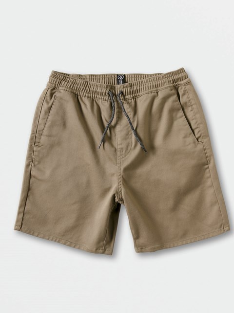 Volcom Frickin Elastic Cintura Shorts Kaki | HXN-962401
