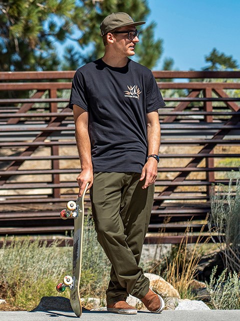 Volcom Frickin Regular Stretch Pants Military | LHA-632845