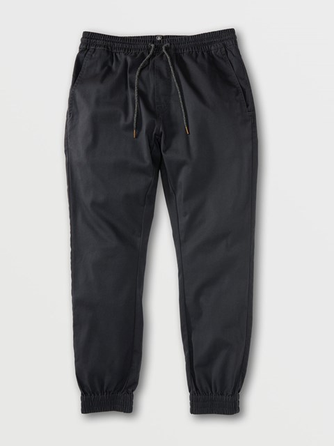 Volcom Frickin Slim Jogger Pants Charcoal | GFI-298104