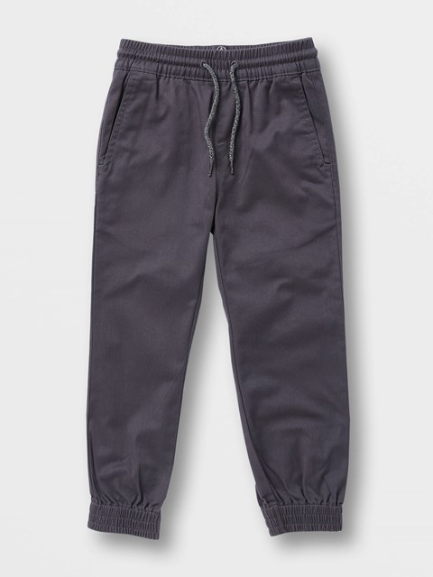 Volcom Frickin Slim Jogger Pants Charcoal | HSK-261870
