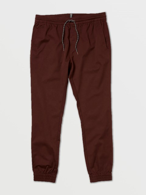 Volcom Frickin Slim Jogger Pants Plum | KWH-324905