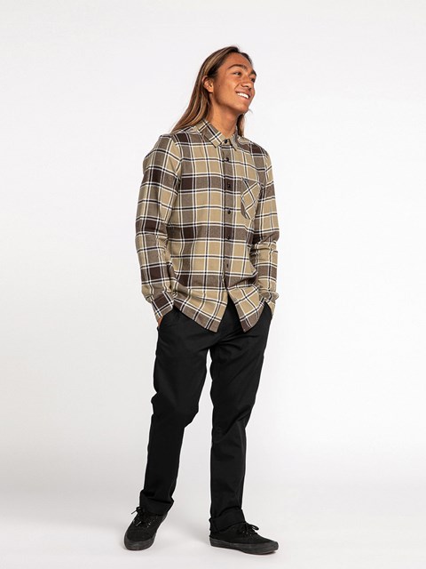 Volcom Frickin Slim Stretch Pants Negros | KCD-359748