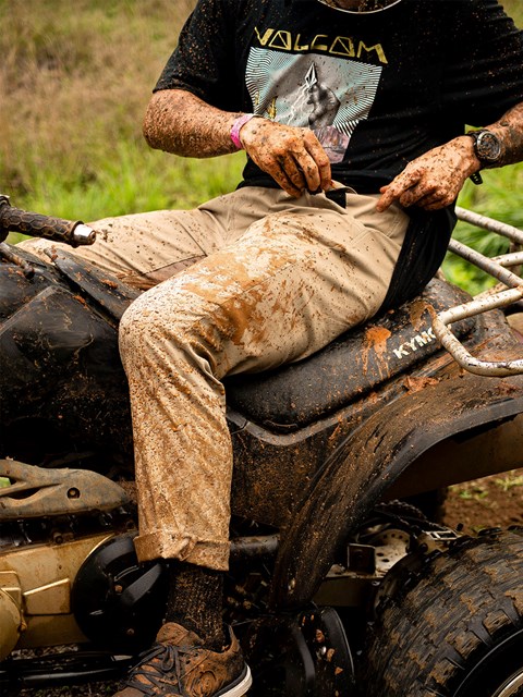 Volcom Frickin Tech Chino Pants Desert Taupe | OGJ-186257