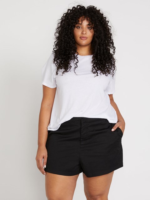 Volcom Frochickie Chino Shorts Plus Size Negros | EOX-274830