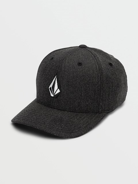 Volcom Full Stone Heather Flexfit® Hat Charcoal Heather | DQW-849506