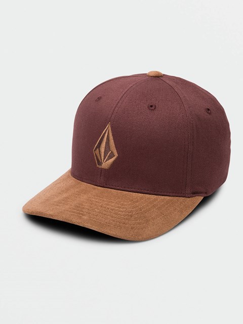 Volcom Full Stone Heather Flexfit® Hat Mahogany | NPW-498251