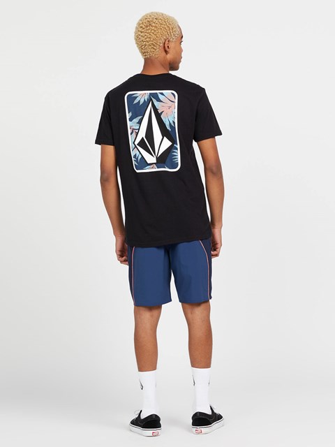 Volcom Fullpipe Corta Sleeve Tee Negros | LMP-524361