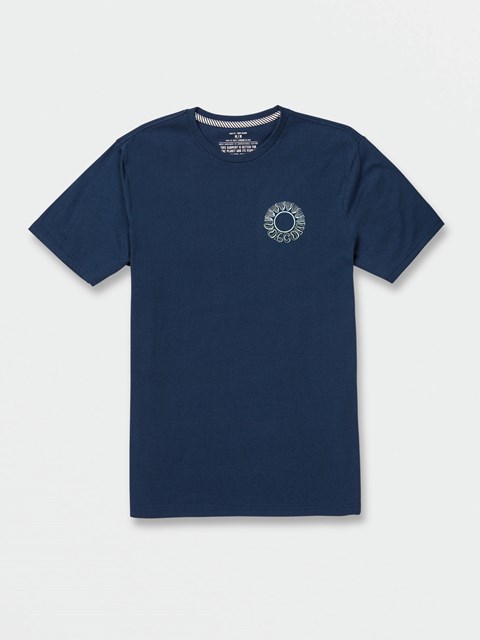 Volcom Glassoff Corta Sleeve Tee Azules | KBT-869734