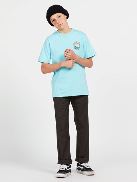 Volcom Glassoff Corta Sleeve Tee Chlorine | MUE-497563