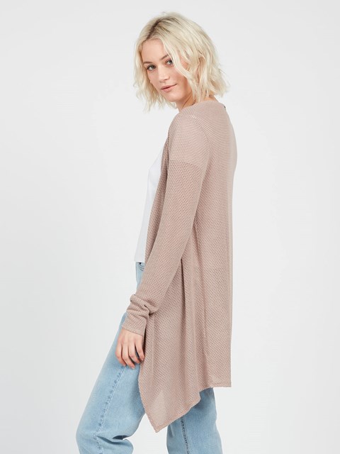 Volcom Go Go Wrap Cardigan Stone | DTV-361720