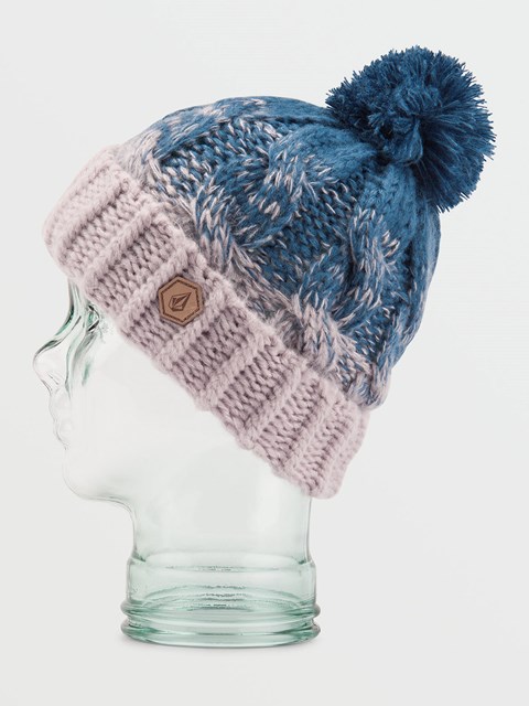 Volcom Gradient Hand Knit Beanie Amethyst Smoke | UPK-367508